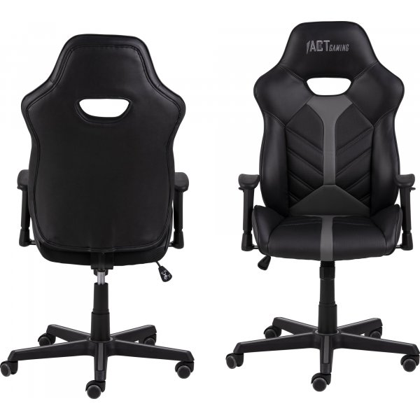 Cobblestone gamingstol - Svart/gr