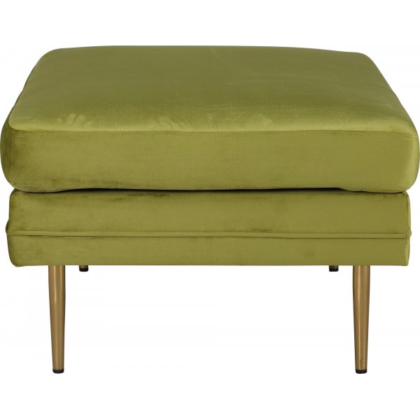 Pouf Savanna - Velours vert