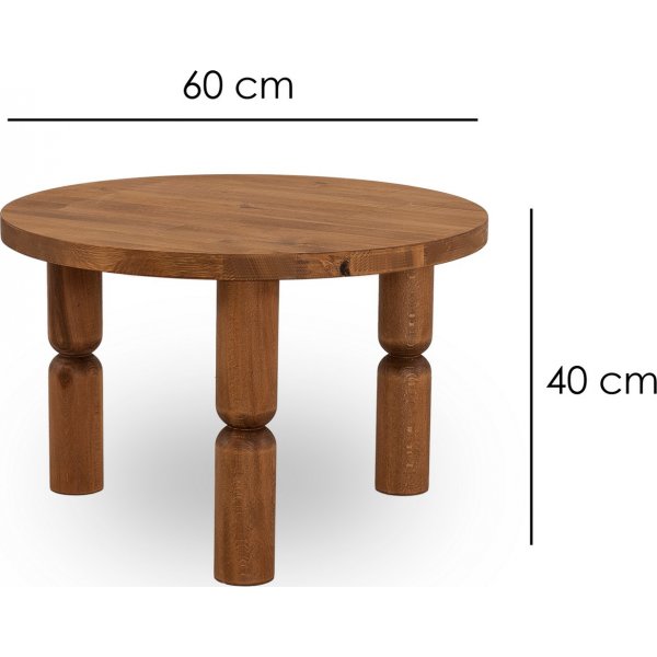Table basse Ida Ø60 cm - Châtaignier Table basse Ida Ø60 cm - Châtaignier