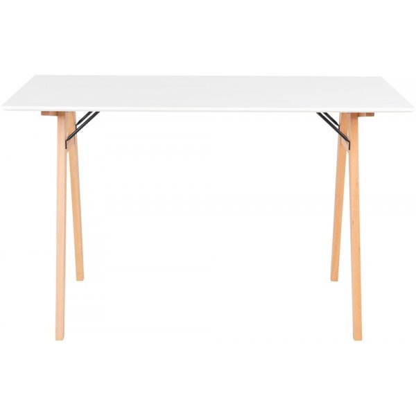 Bureau 120x60 cm - Blanc/nature