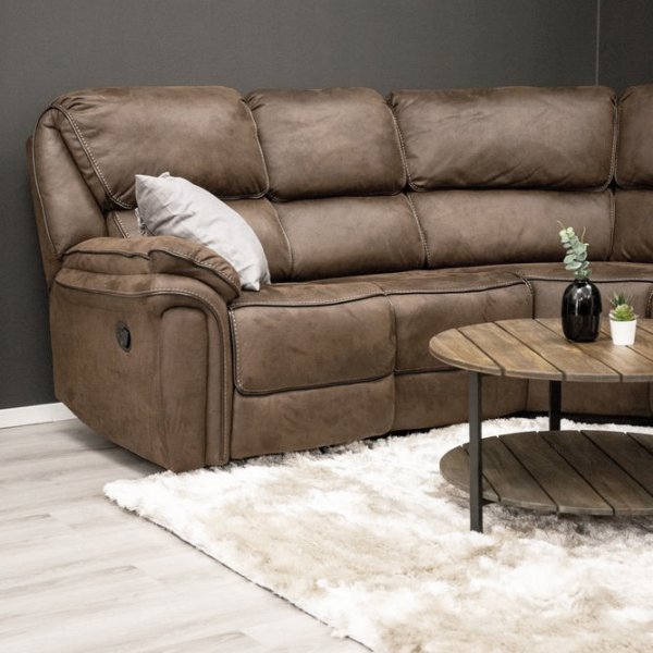 Canap inclinable en daim et microfibre - Riverdale + Dtachant pour meubles