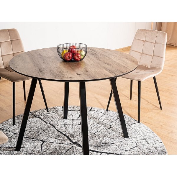 Oakland runt matbord i valnöt Ø100 cm Oakland runt matbord i valnöt Ø100 cm