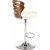 Tabouret de bar Pelican 109 - Crme/noyer