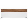 Livia mediabnk B150 cm - Vit/Tr
