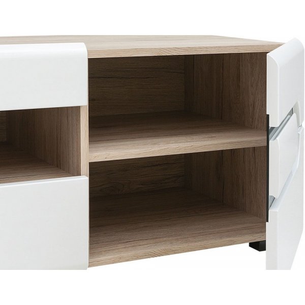 Hagfors TV-bnk - Svart/vit