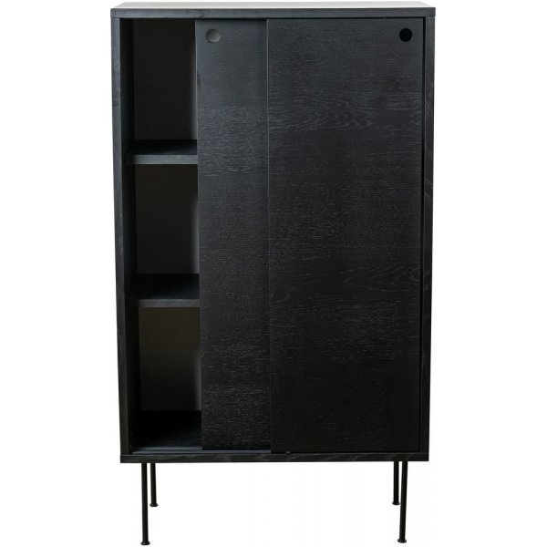 Volume skåp med skjutdörrar - Svartbetsad Ek Volume skåp med skjutdörrar - Svartbetsad Ek