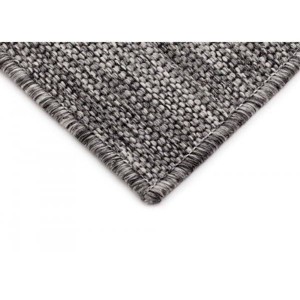 Flatvävd matta Sandby Stjärna - Grå/svart Flatvävd matta Sandby Stjärna - Grå/svart