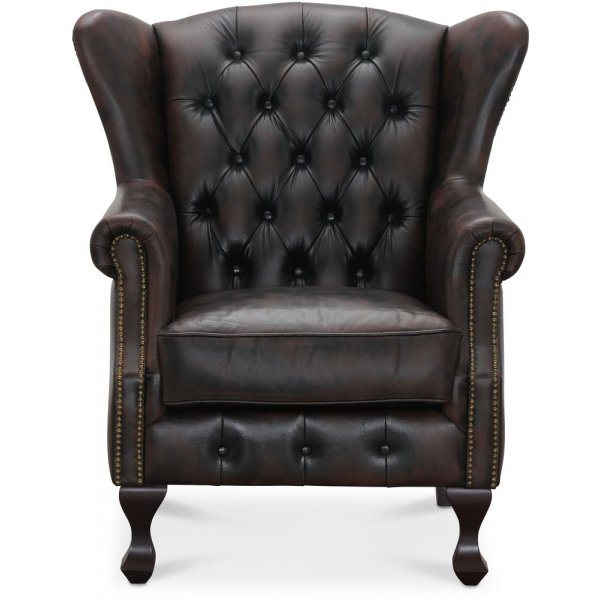 Fauteuil Vivaldi - Cuir marron + Détachant pour meubles Fauteuil Vivaldi - Cuir marron + Détachant pour meubles