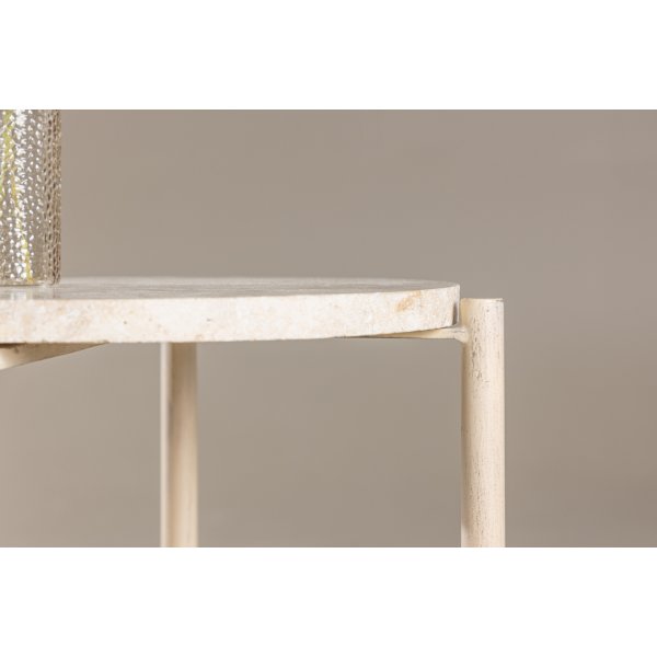 Sandhamn soffbord 40 cm - Beige