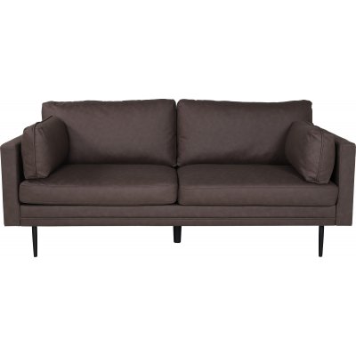 Savanna 2-sits soffa - Brun microfiber