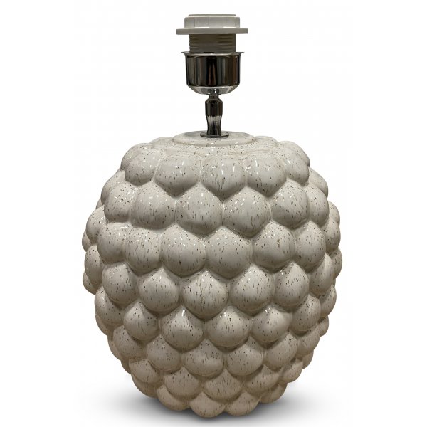 Big Bouble lampfot H32 cm - Vintervit (Glansig)