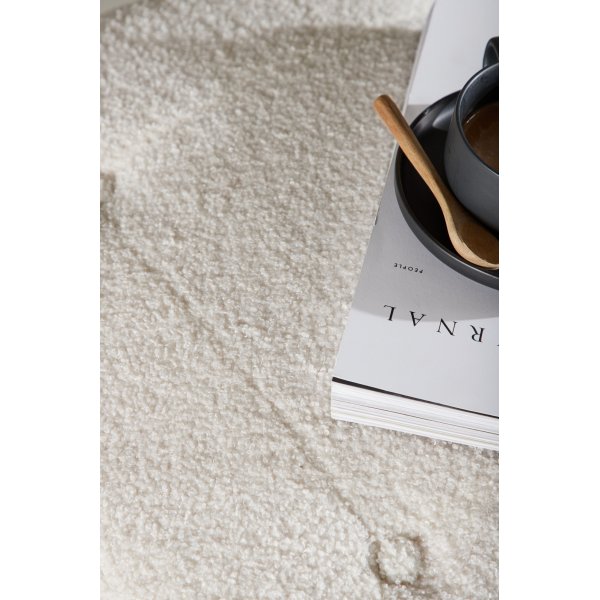 Salina sittpuff - Vit teddy Salina sittpuff - Vit teddy