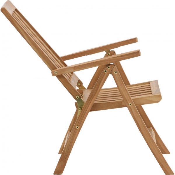 Positionsstol teak - Salt