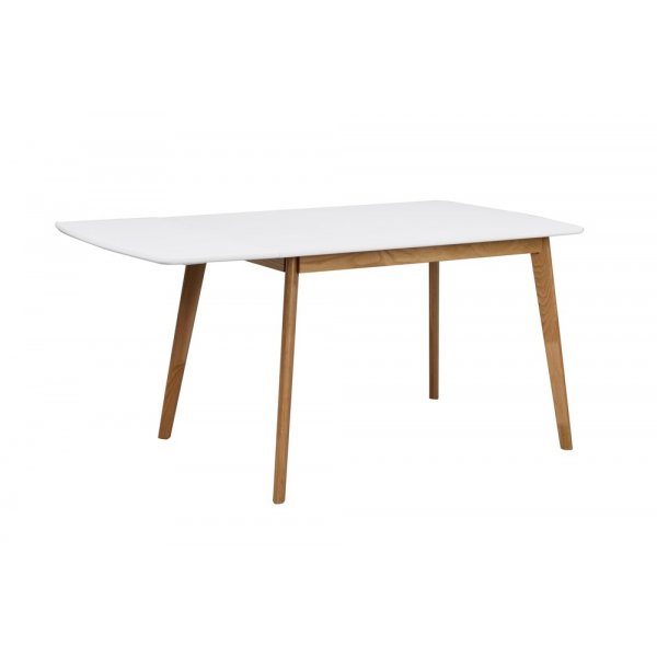 Orson klaffbord 120x80 - Vit/ek Orson klaffbord 120x80 - Vit/ek