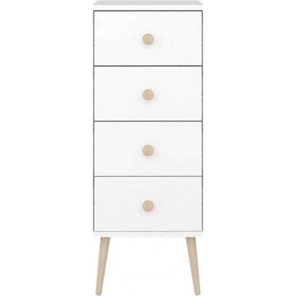 Gaia smal byrå - Vit Gaia smal byrå - Vit