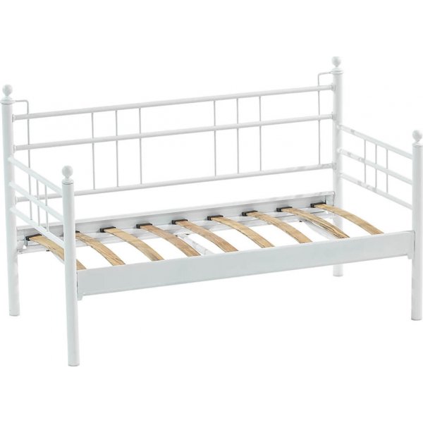 Canapé d'extérieur 2 places Manyas - Blanc/vert + Nettoyage textile pour meubles Canapé d'extérieur 2 places Manyas - Blanc/vert + Nettoyage textile pour meubles