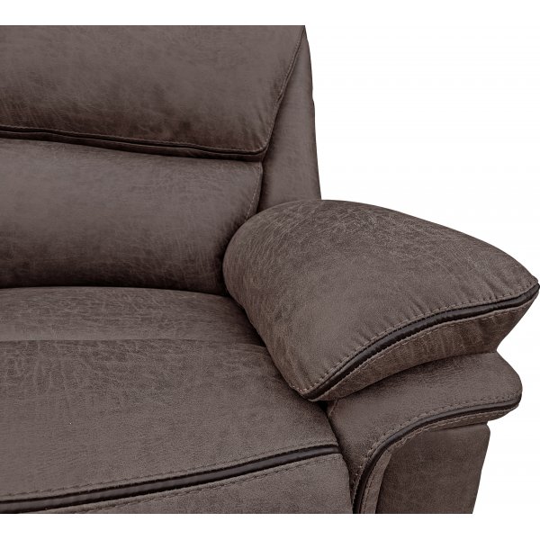 Reclinerfåtölj brun (Mikrofiber) - Riverdale Reclinerfåtölj brun (Mikrofiber) - Riverdale