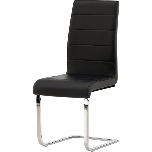 Tempo matstol - Svart PU