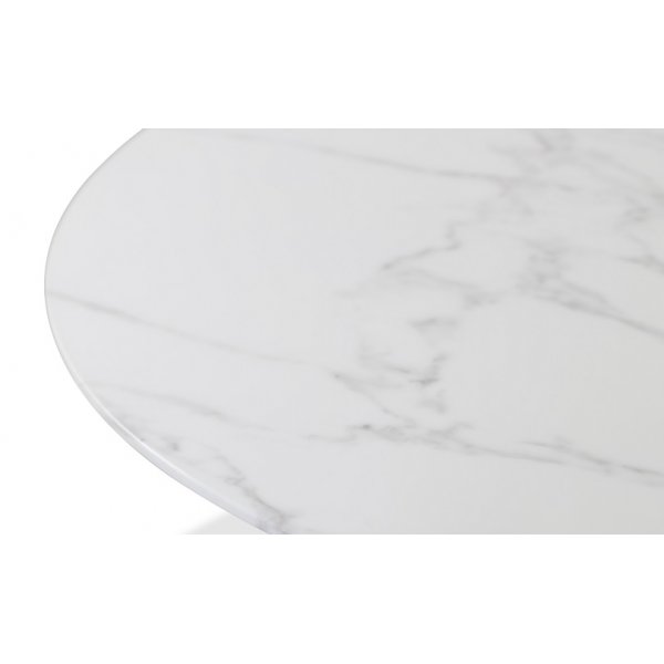 Alice matgrupp, 110 cm runt bord + 4 st Alice stolar mrkgr sammet