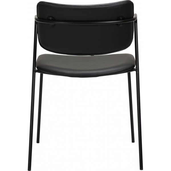 Chaise de salle  manger Zed - PU noir