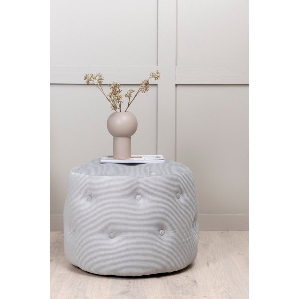 Pouf Respit - Velours côtelé gris Pouf Respit - Velours côtelé gris