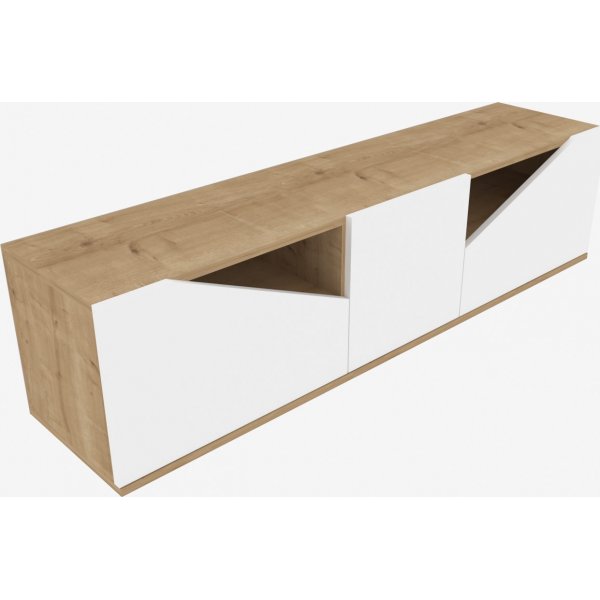 Banc multimdia Carson - Chne/blanc
