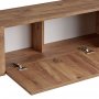 TV-b�nk Nemming 180 cm - Atlantic Pine/Svart