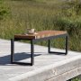 Athena sittbnk - Svart/Natur