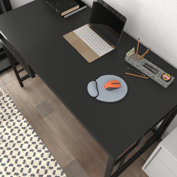 Kennesaw skrivbord 120 x 60 cm - Svart/antracit Kennesaw skrivbord 120 x 60 cm - Svart/antracit