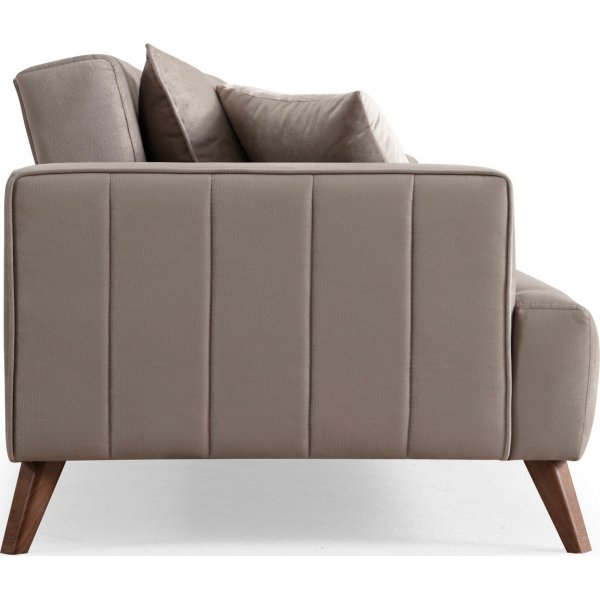 Buhara 3-sits soffa - Ljusgrå Buhara 3-sits soffa - Ljusgrå