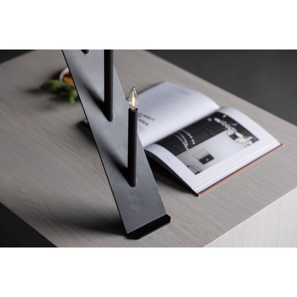 re ljusstake - Svart