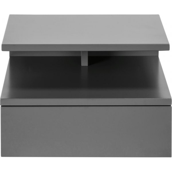 Ashlan vägghängt sängbord 35 x 32 cm - Grå Ashlan vägghängt sängbord 35 x 32 cm - Grå