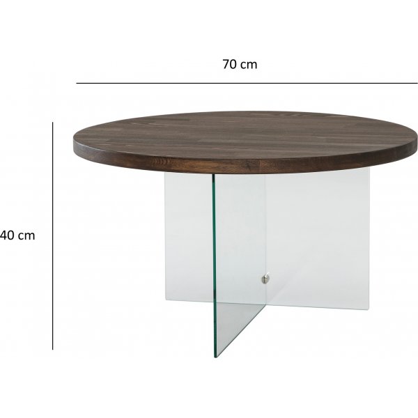 Table basse Srnit 70 cm - Noyer