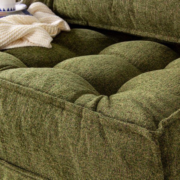 Canapé lit Faldi 2 places - Vert Canapé lit Faldi 2 places - Vert