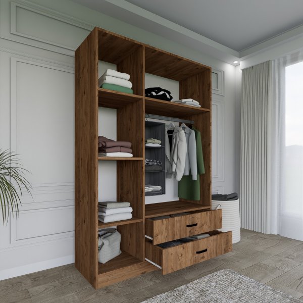 Armoire Yaman - Noyer Armoire Yaman - Noyer