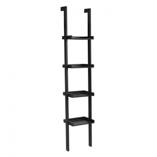 Wall steghylla 180 cm - Svart