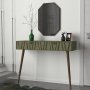 Forest avlastningsbord med spegel 120x 35 cm - Valnt/mrkgrn