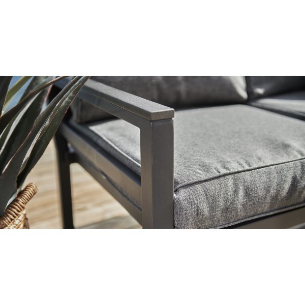 Samona utematgrupp i aluminium (1+1+3+bord) - Antracit Samona utematgrupp i aluminium (1+1+3+bord) - Antracit