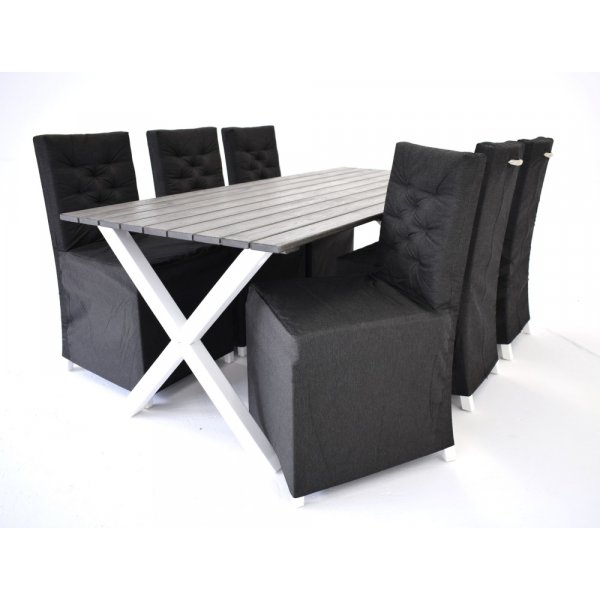 Matgrupp Brixton: Bord inklusive 6 st stolar