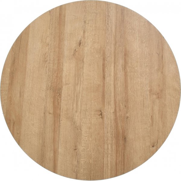 Camila soffbord Ø80 cm - Ek/svart Camila soffbord Ø80 cm - Ek/svart