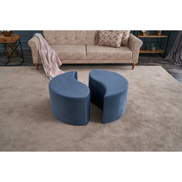 Le pouf d\\\'Ali - Bleu Le pouf d\\\'Ali - Bleu