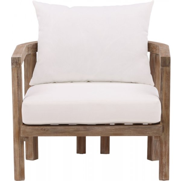 Fauteuil Erica - Marron/Blanc Fauteuil Erica - Marron/Blanc