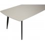 Bridge matbord 240 cm - Svart/vit