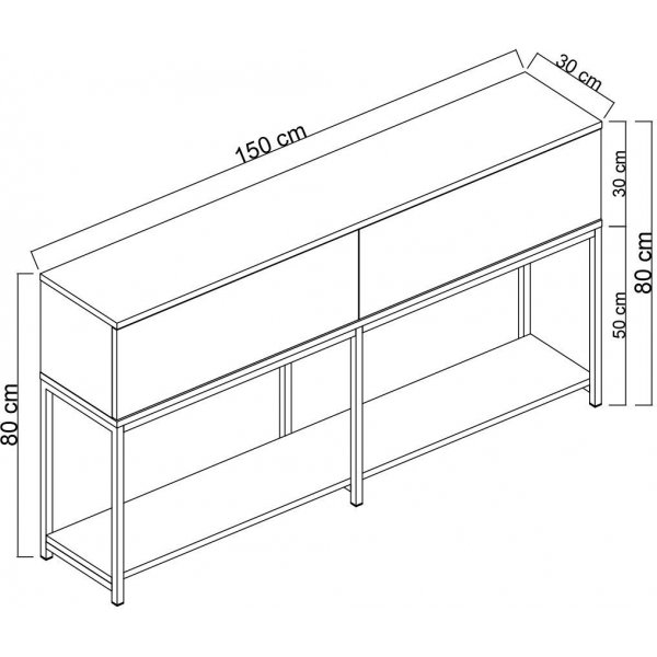 Buffet Lord - Blanc/noir