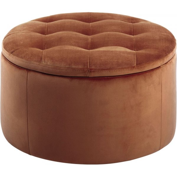 Retina Sittpuff - Koppar