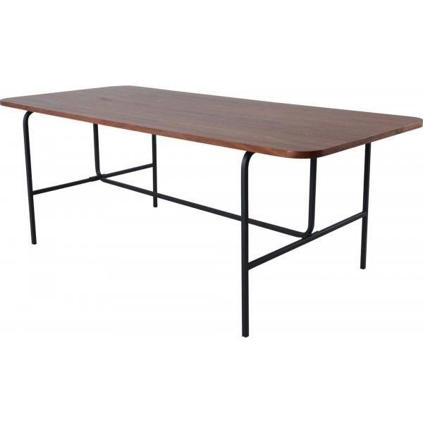 Kotte matbord 200 cm - Svart/valnöt Kotte matbord 200 cm - Svart/valnöt