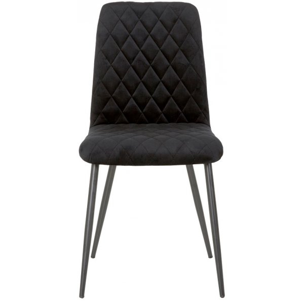 Saint stol I svart sammet + Möbeltassar Saint stol I svart sammet + Möbeltassar