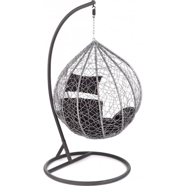 Ovo hngstol - Svart/gr + Flckborttagare fr mbler