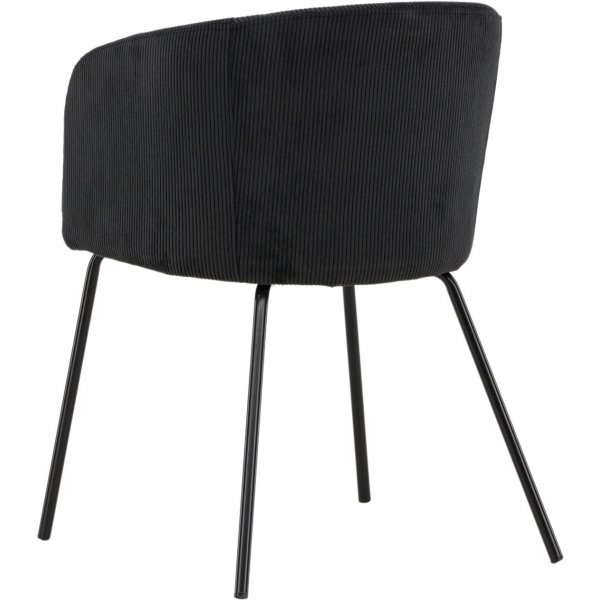 Berit matstol - Svart manchester Berit matstol - Svart manchester