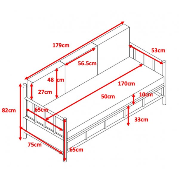 Tinka bambu utegrupp; 3-sits soffa med bord och 2 st fåtöljer - Bambu Tinka bambu utegrupp; 3-sits soffa med bord och 2 st fåtöljer - Bambu